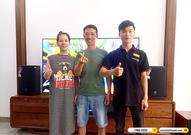 Lắp đặt dàn karaoke JBL hơn 34tr cho chị Vân tại Hải Dương (JBL MTS10, BKSound DP3600 New, SW512C, U900 Plus X)