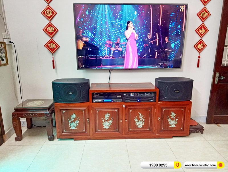 Lắp đặt dàn karaoke trị giá gần 20 triệu cho chú Đoàn tại Hà Nội