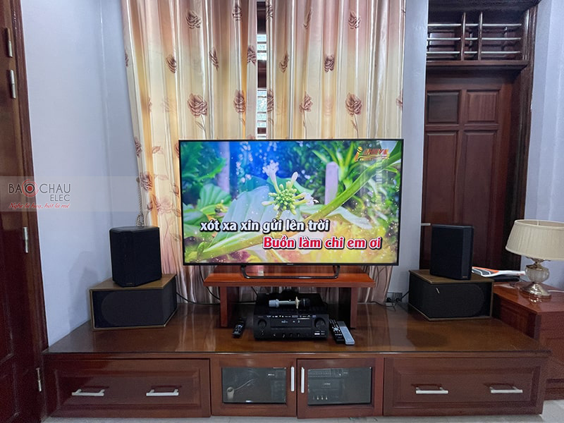 Lắp đặt dàn nghe nhạc cho anh Thuận tại Hải Dương (Jamo D590, Denon 800H, Klipsch 502, Denon 1600NE)