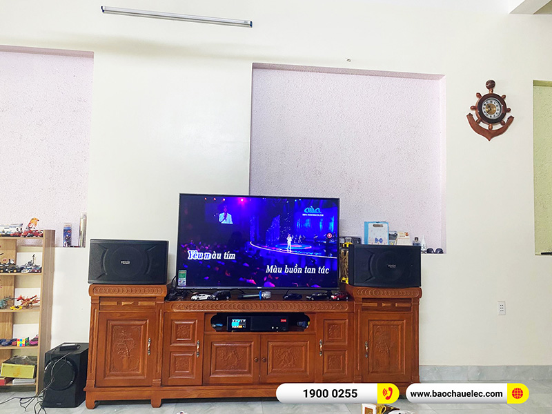 Lắp đặt dàn karaoke trị giá khoảng 20 triệu cho anh Vũ tại Hải Phòng (Denon DP C10, Lenovo K250) 