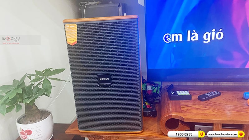 Lắp đặt dàn karaoke trị giá hơn 30 triệu cho chị Thức tại Hải Phòng (Domus DK612, APP MZ-86, BKSound KX6, SW612C, BCE UGX12) 