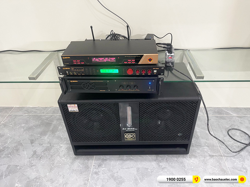 Lắp đặt dàn karaoke BIK 46tr cho chú Quang tại Hải Phòng (BIK BSP 412II, VM630A, BPR-5600, BJ-W66 Plus, BJ-U600) 