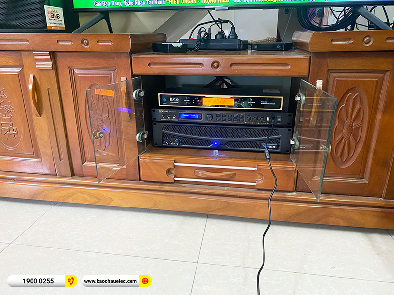 Lắp đặt dàn karaoke trị giá khoảng 40 triệu cho anh Biên tại Hải Phòng (BMB 510SE, APP MZ-66, BPR-8500, SW612, UGX12 Gold) 