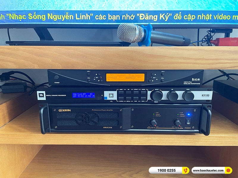 Lắp đặt dàn karaoke trị giá gần 60 triệu cho anh Thu tại Đồng Nai (RCF X-MAX 12, VM820A, KX180A, UGX12 Plus) 