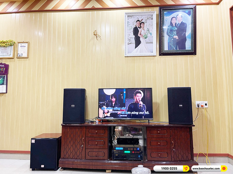 Lắp đặt dàn karaoke trị giá gần 50 triệu cho chú Tuấn tại Hải Phòng (BIK BSP 412II, VM630A, BPR-5600, SW815, BJ-U550)  