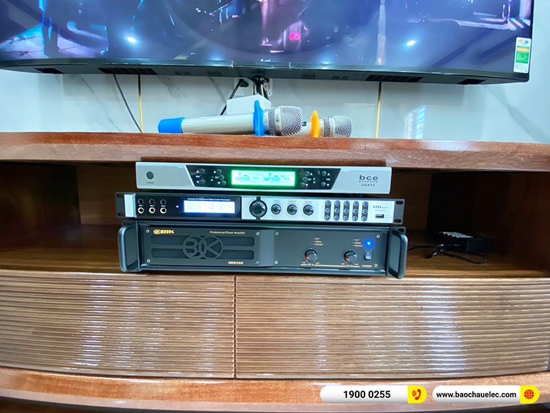 Lắp đặt dàn karaoke trị giá hơn 50 triệu cho anh Chiến tại Hải Phòng (RCF X-MAX 12, VM620A, X6 Luxury, SW612, BCE UGX12) 