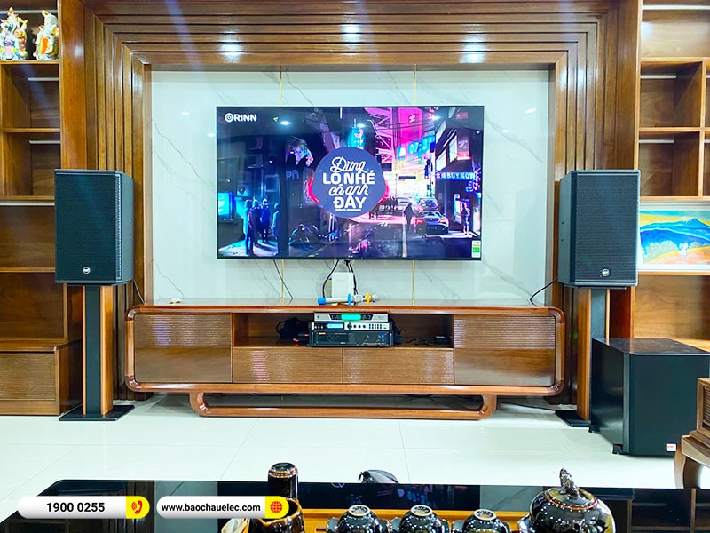 Lắp đặt dàn karaoke trị giá hơn 50 triệu cho anh Chiến tại Hải Phòng (RCF X-MAX 12, VM620A, X6 Luxury, SW612, BCE UGX12) 