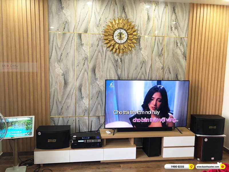 Lắp đặt dàn karaoke trị giá hơn 30 triệu cho anh Diện tại Hải Phòng (BMB CSN 510SE, VM620A, X6 Luxury, SW512C, BJ-U500) 