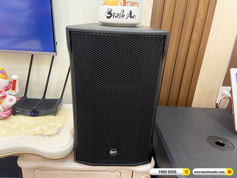 Lắp đặt dàn karaoke trị giá 108tr cho anh Phương tại Hải Phòng (RCF CMAX 4112, BPA-8200, KX180A, TS315S, JBL VM300,…) 