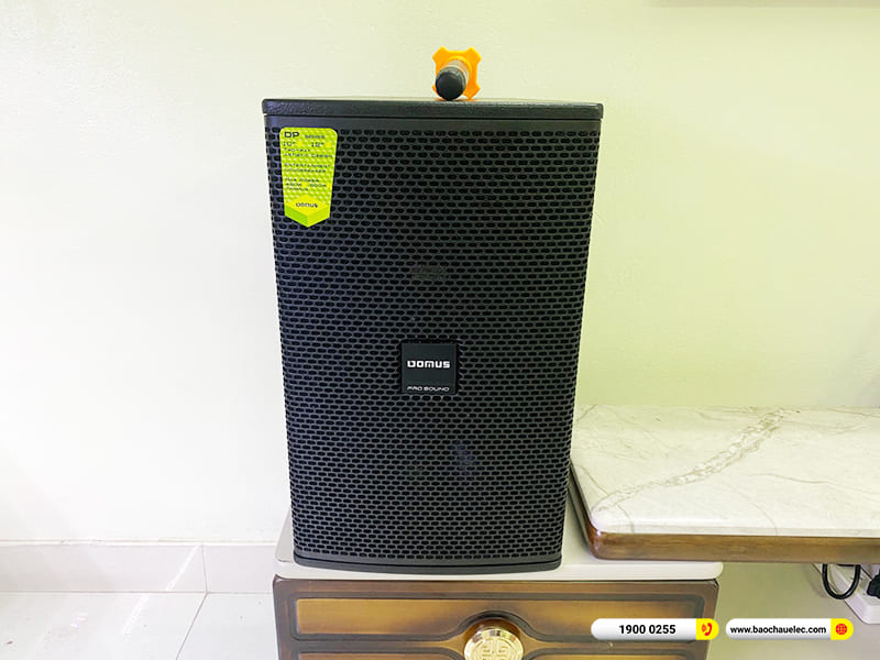 Lắp đặt dàn karaoke Domus hơn 27tr cho anh Thuận ở Hải Phòng (Domus DP6120 MAX, BKSound DKA 8500, BKSound SW612C)