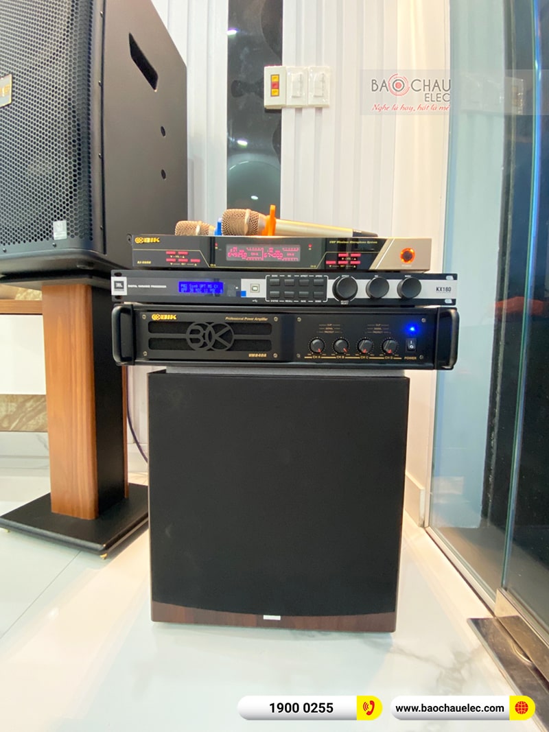 Lắp đặt dàn karaoke trị giá khoảng 50 triệu cho chị Hiền tại Hải Phòng (BMB CSS 1212SE, BIK VM840A, JBL KX180A, JBL A120P, BIK BJ-U600) 