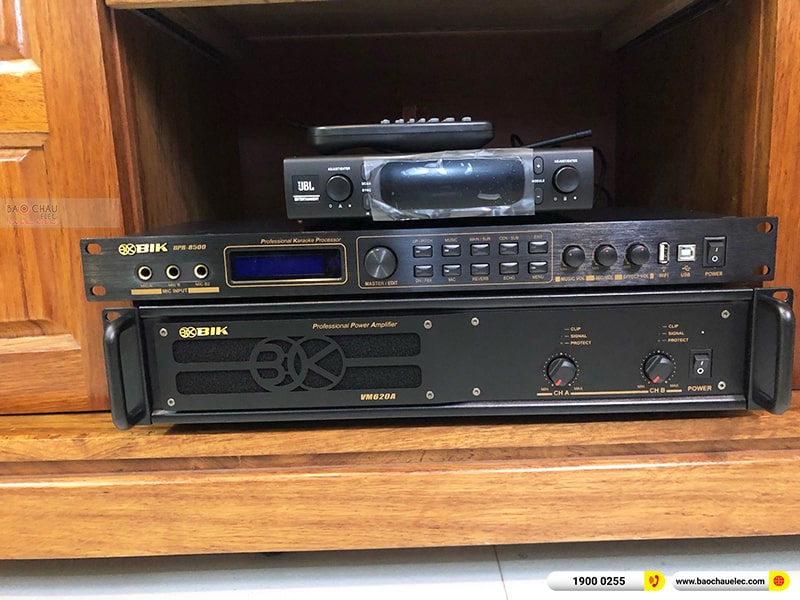 Lắp đặt dàn karaoke trị giá hơn 60 triệu cho chị Hương tại Hải Phòng (RCF EMAX 3112 MK2, VM620A, BPR-8500, SW815, UGX12)