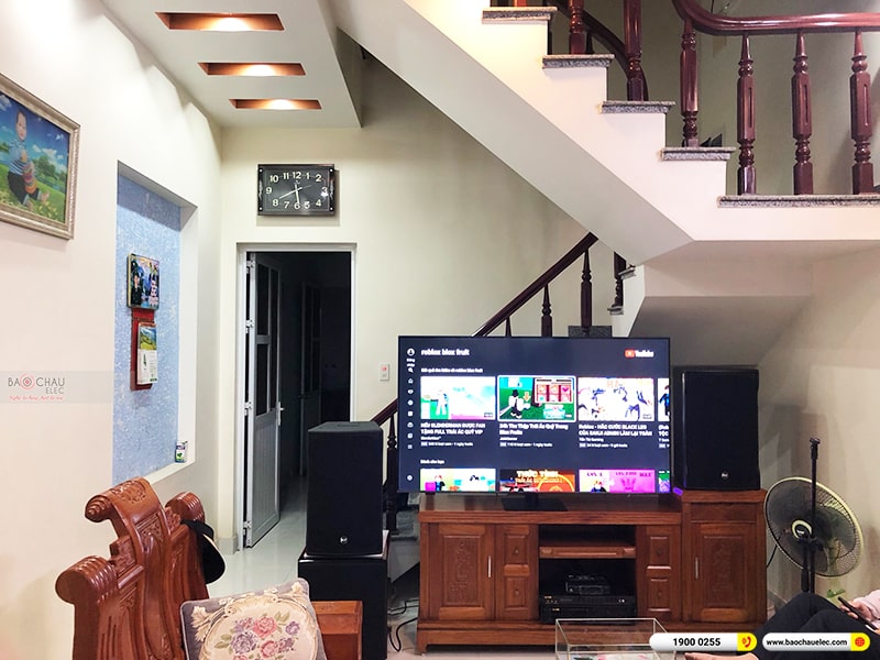 Lắp đặt dàn karaoke trị giá hơn 60 triệu cho chị Hương tại Hải Phòng (RCF EMAX 3112 MK2, VM620A, BPR-8500, SW815, UGX12)