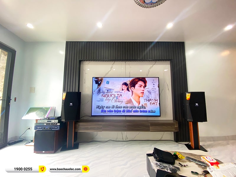 Lắp đặt dàn karaoke JBL 80tr cho chị Hương tại Hải Phòng (JBL Xs12, Crown T5, KX180A, A120P, UGX12 Plus Luxury,…) 