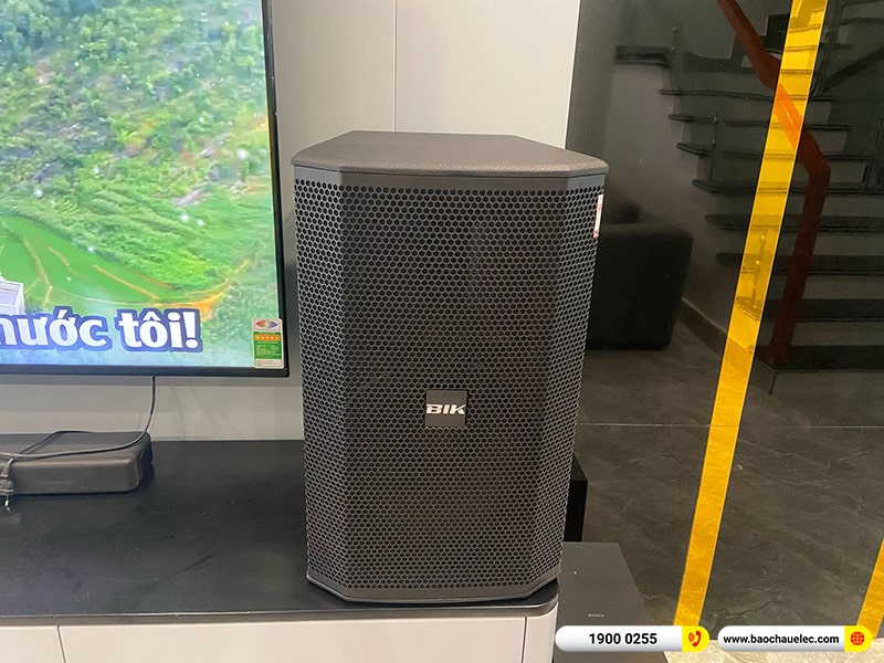 Lắp đặt dàn karaoke BIK hơn 40tr cho anh Dương tại Hải Phòng (BIK BSP 412II, CA-J602, KX180A, SW512B, UGX12) 