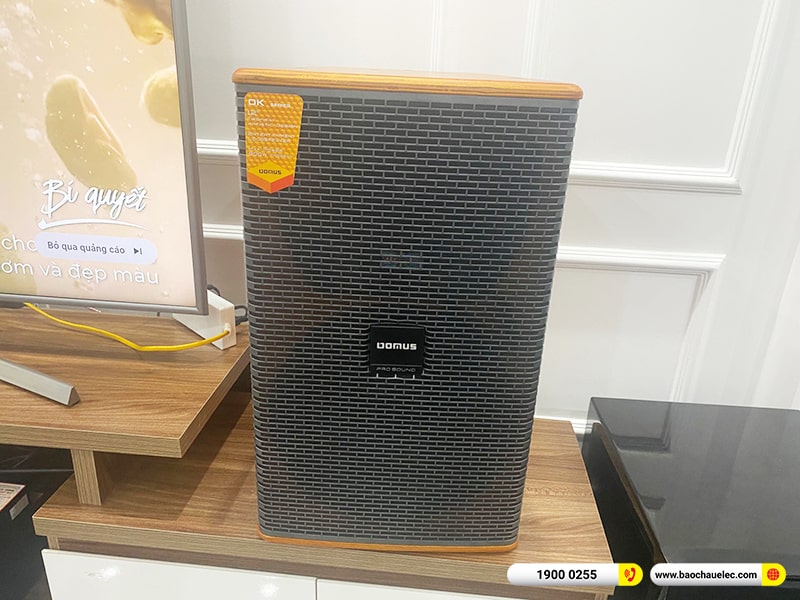 Lắp đặt dàn karaoke trị giá gần 40 triệu cho anh Hải tại Hải Phòng (Domus DK612, VM620A, X6 Luxury, BJ-W25A, U900 Plus X) 