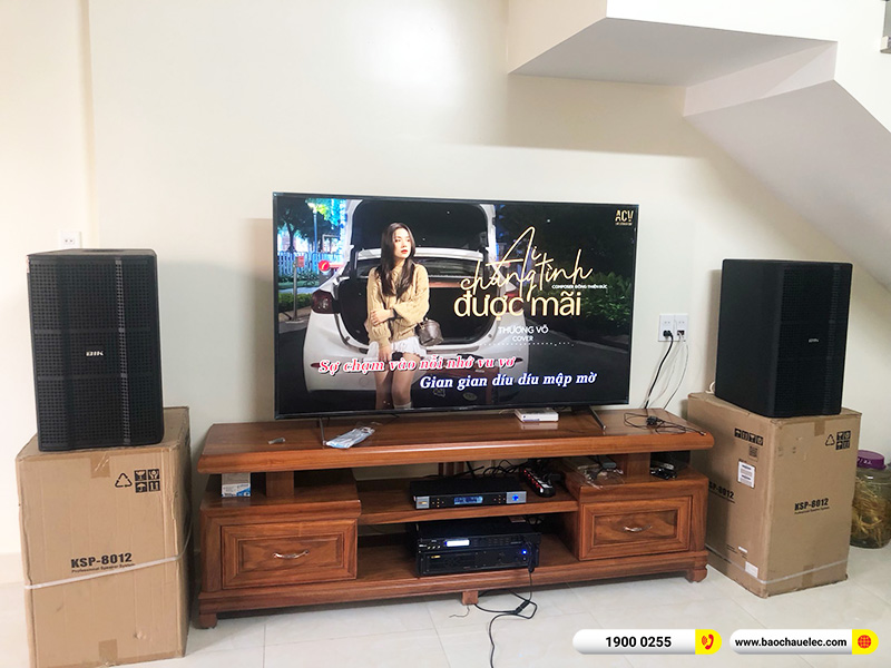 Lắp đặt dàn karaoke trị giá hơn 30 triệu cho anh Phi tại Hải Phòng (BIK KSP-8012, VM620A, X5 Plus, BIK BJ-U500)