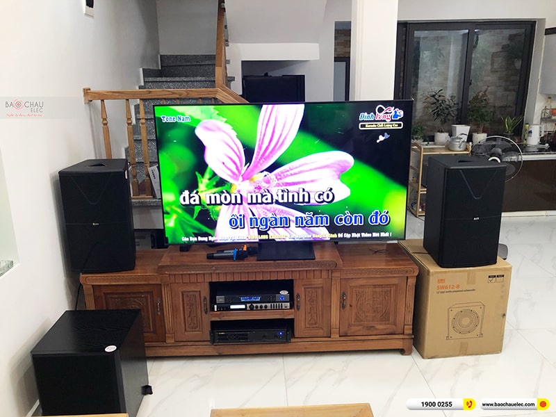 Lắp đặt d&agrave;n karaoke trị gi&aacute; gần 40 triệu cho anh Quyết tại Hải Ph&ograve;ng (Alto AT2000II, VM620A, X6 Luxury, SW612B, BIK BJ-U500)  