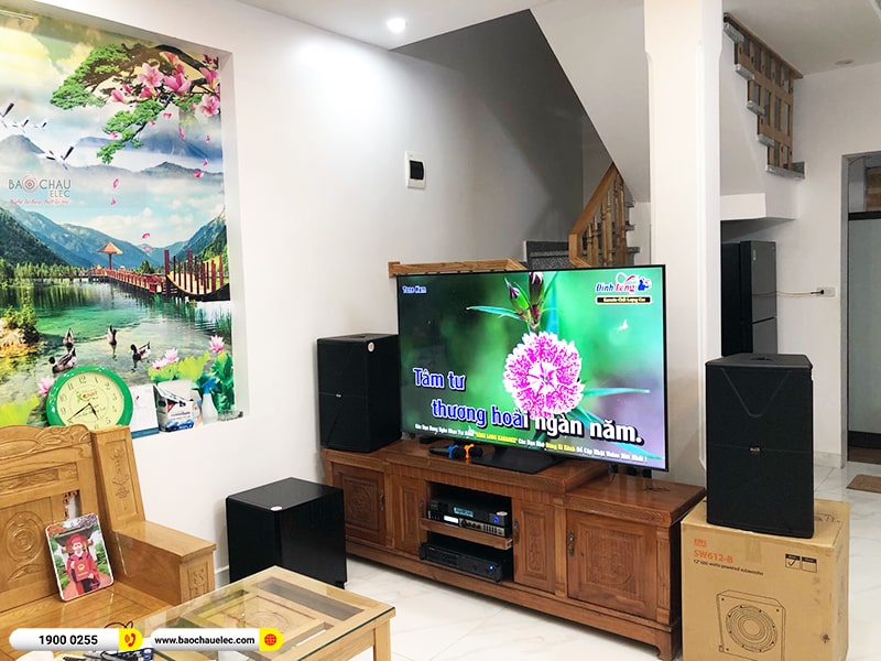 Lắp đặt d&agrave;n karaoke trị gi&aacute; gần 40 triệu cho anh Quyết tại Hải Ph&ograve;ng (Alto AT2000II, VM620A, X6 Luxury, SW612B, BIK BJ-U500)  