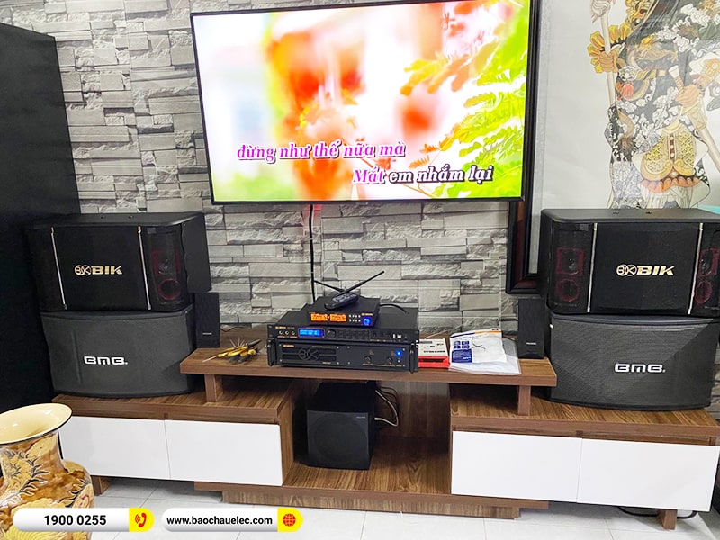 Lắp đặt dàn karaoke trị giá gần 30 triệu cho anh Hiếu tại Hải Phòng (BIK BJ-S768, VM620A, BPR-8500, BJ-U100) 