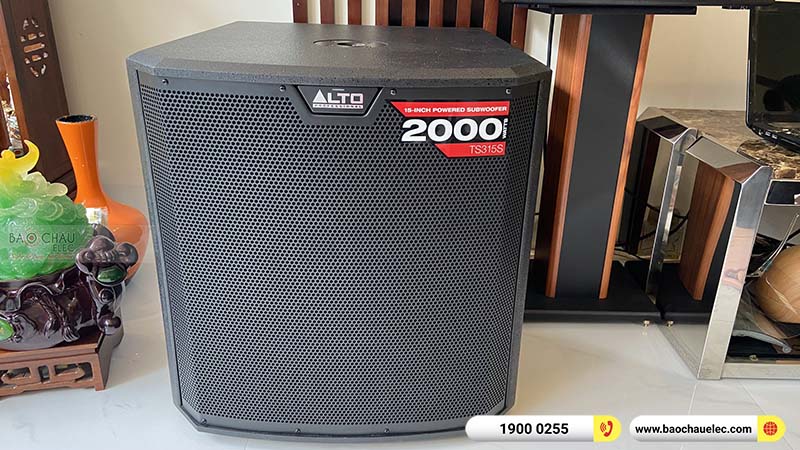 Lắp đặt dàn karaoke gia đình anh Hưng 