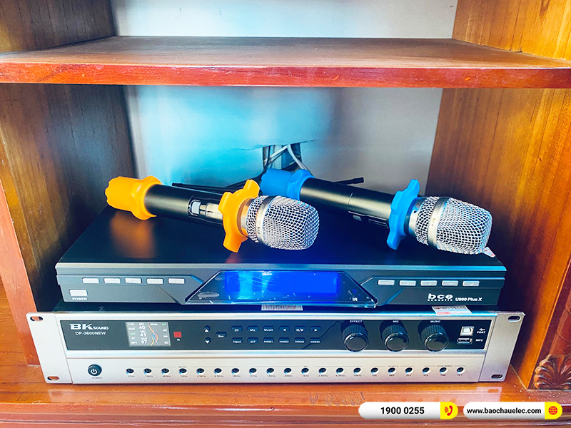 Lắp đặt dàn karaoke trị giá gần 30 triệu cho chị Mến tại Hải Phòng (Domus DP6120 Max, BKSound DP3600 New, SW612C, U900 Plus X)