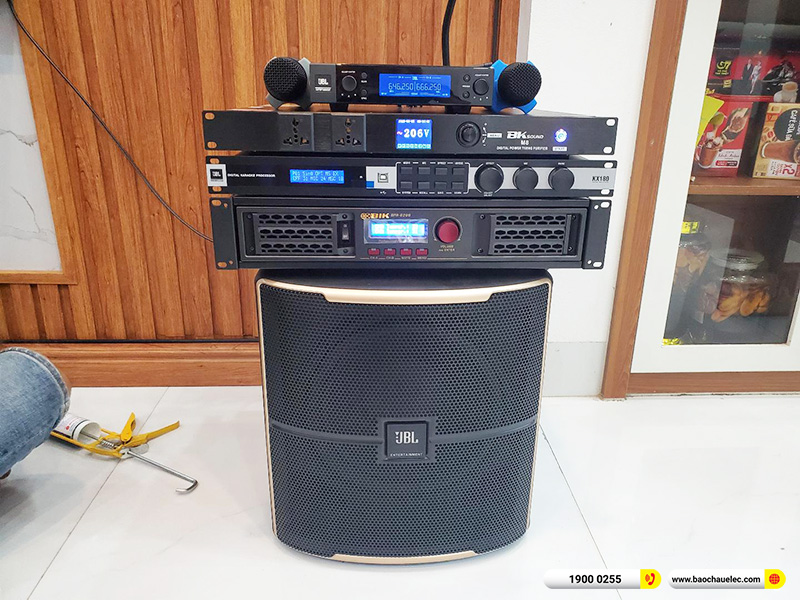Lắp đặt dàn karaoke trị giá hơn 50 triệu cho anh Bắc tại Hà Nội (JBL Pasion 12, BPA-6200, KX180A, Pasion 12SP, VM200, BKSound M8) 