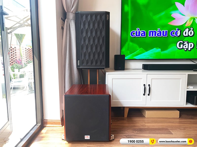 Lắp đặt dàn karaoke trị giá hơn 30 triệu cho anh Hảo tại Quảng Ninh (Denon DP-R212, BKSound DKA 8500, BKSound SW512C) 