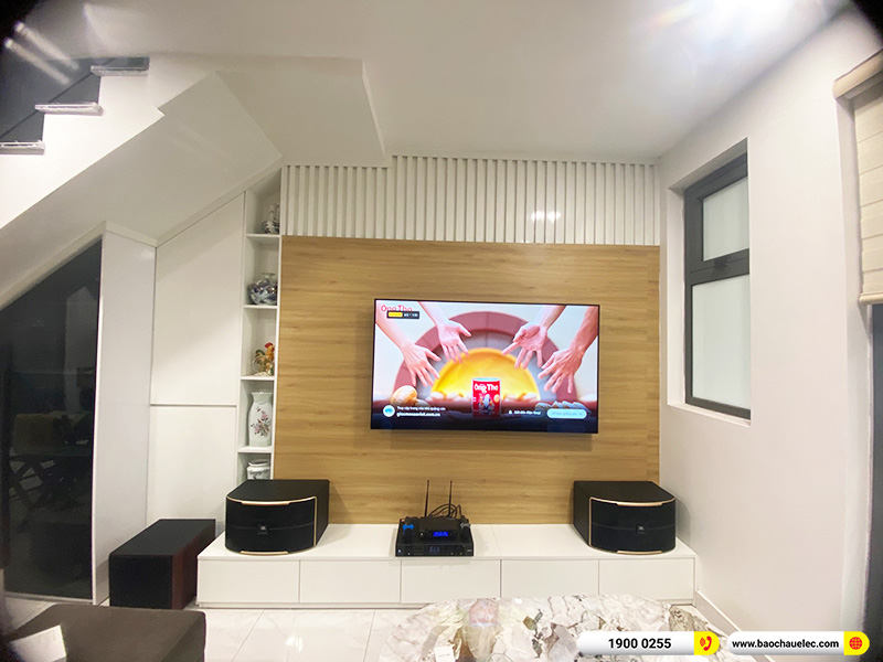 Lắp đặt dàn karaoke trị giá gần 50 triệu cho anh Hưng tại Hải Phòng (JBL Pasion 12, JBL Beyond 3, JBL A100P, JBL VM200) 