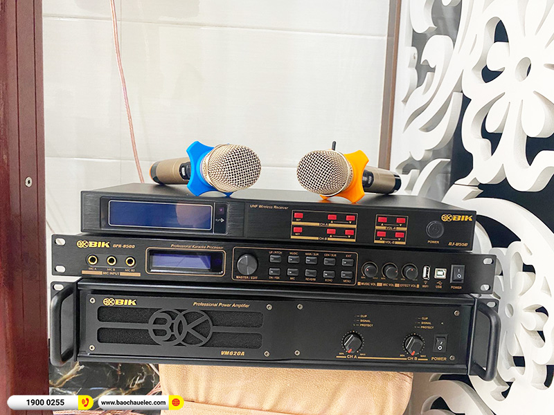 Lắp đặt dàn karaoke trị giá hơn 40 triệu cho anh Kiên tại Hải Phòng (Denon DP-R312, VM620A, BPR-8500, BIK BJ-U550) 