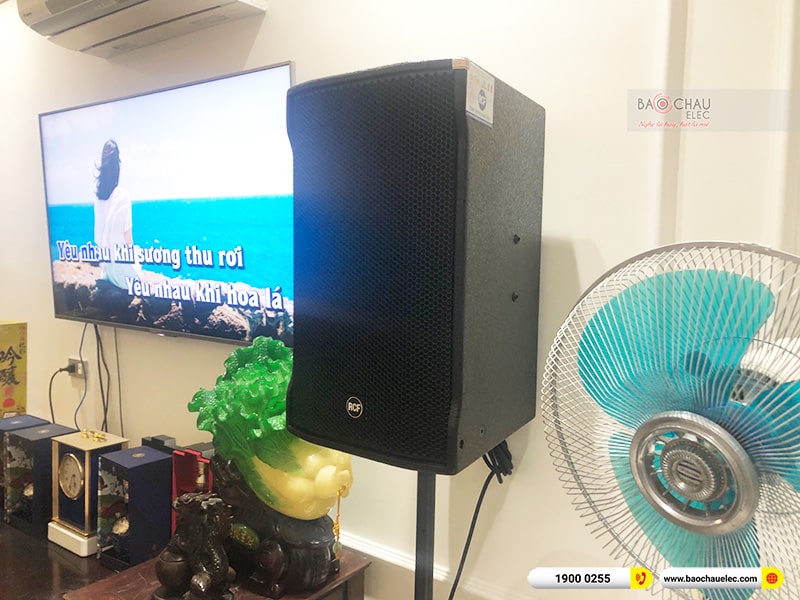 Lắp đặt dàn karaoke trị giá hơn 70 triệu cho anh Tám tại Hải Phòng (RCF CMAX 4112, JBL KX180A, BMB WB-5000) 