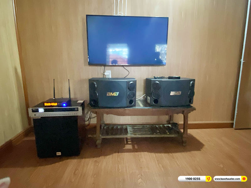 Lắp đặt dàn karaoke BMB hơn 30tr cho anh Tuấn ở Hải Phòng (BMB CSD 880SE, BKSound DP3600 New, SW312, BIK BJ-U100)