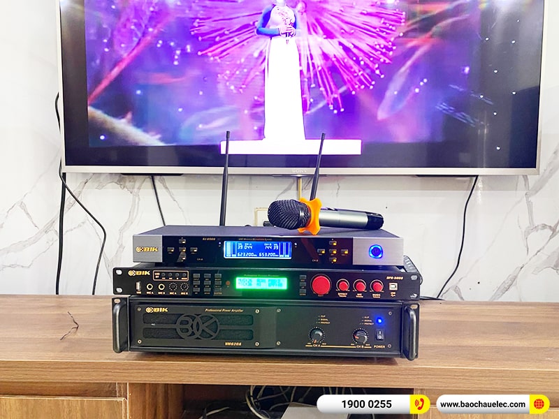 Lắp đặt dàn karaoke trị giá gần 40 triệu cho anh Vũ tại Hải Phòng (Alto AT2000II, VM620A, BPR-5600, SW512C, BIK BJ-U500) 