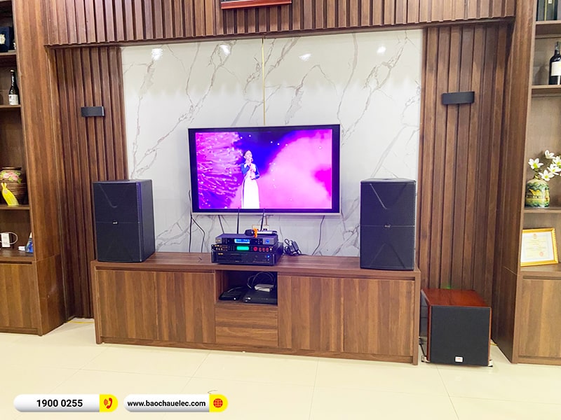 Lắp đặt dàn karaoke trị giá gần 40 triệu cho anh Vũ tại Hải Phòng (Alto AT2000II, VM620A, BPR-5600, SW512C, BIK BJ-U500) 