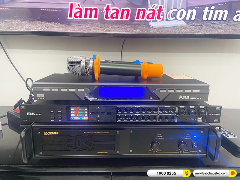 Lắp đặt dàn karaoke trị giá hơn 20 triệu cho chị Hoa tại Hải Phòng (Alto AT1000II, VM620A, DSP-9000 Plus, U900 Plus X) 