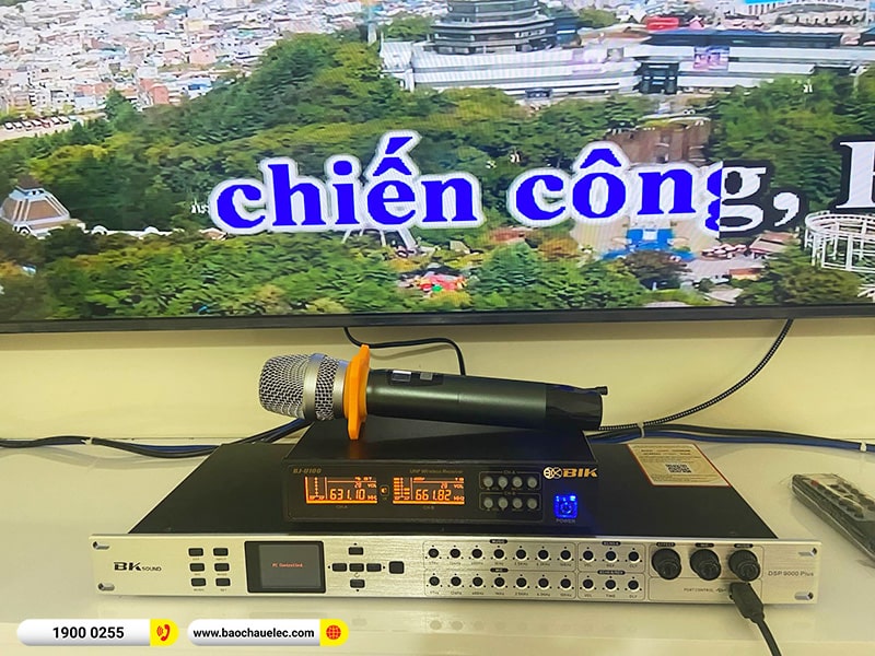 Lắp đặt dàn karaoke trị giá khoảng 20 triệu cho chị Huyền tại Hải Phòng (JBL RM210, DSP-9000 Plus, SW312, BJ-U100) 