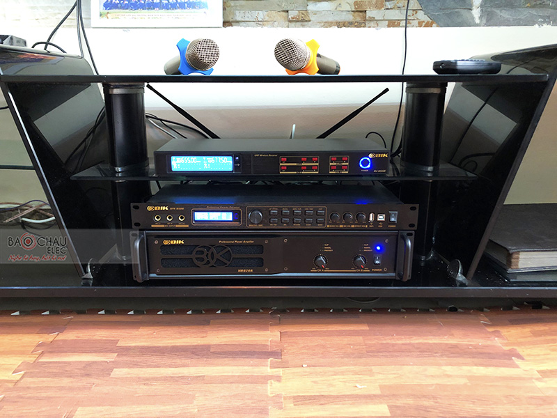 Lắp đặt dàn karaoke gia đình anh Ngạn tại Hải Phòng (Domus DP612S, VM820A, BPR-8500, SW612B, BJ-U550)