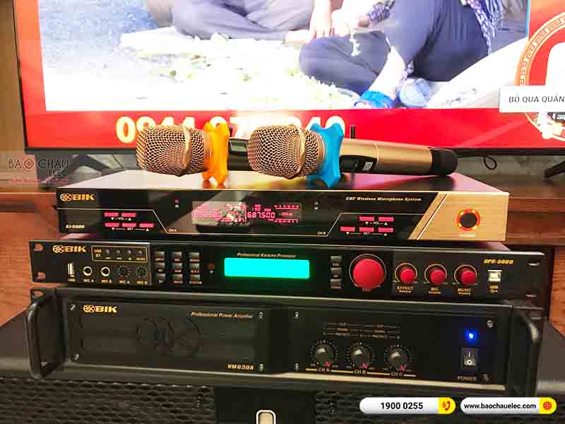 Lắp đặt dàn karaoke cô Xuân tại Hải Phòng