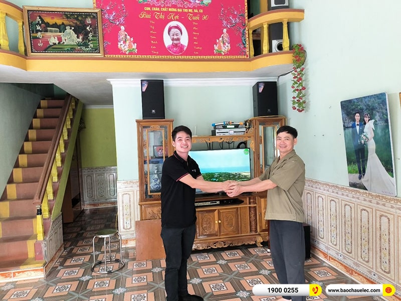 Lắp đặt dàn karaoke trị giá khoảng 40 triệu cho anh Tuấn tại Hòa Bình (JBL MTS10, BKSound DP4500, SW512, BCE UGX12)