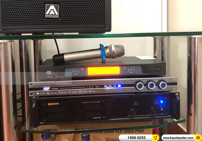 Lắp đặt dàn karaoke cao cấp cho gia đình anh Hưng ở Hòa Bình 