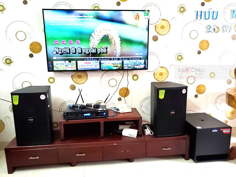 Dàn karaoke cho gia đình anh Dũng h5