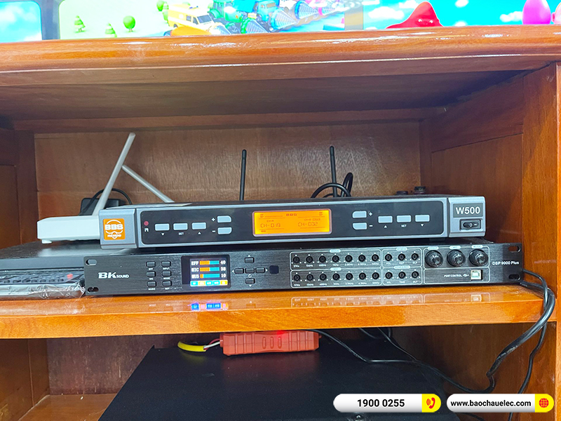 Lắp đặt dàn karaoke trị giá gần 50 triệu cho anh Khôi tại Lạng Sơn (RCF EMAX MK3112, VM620A, KX180A, DSP-9000 Plus, BBS W500) 