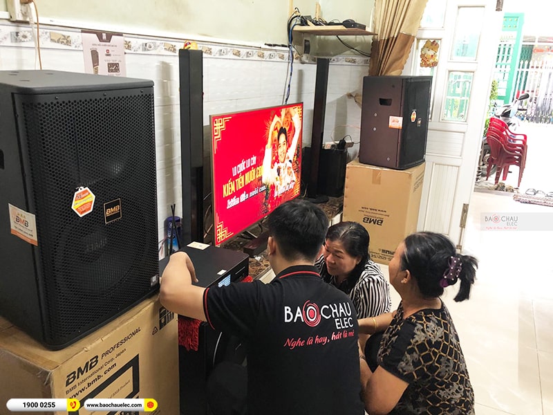 Lắp đặt dàn karaoke trị giá hơn 40 triệu cho chị Thơ tại Long An