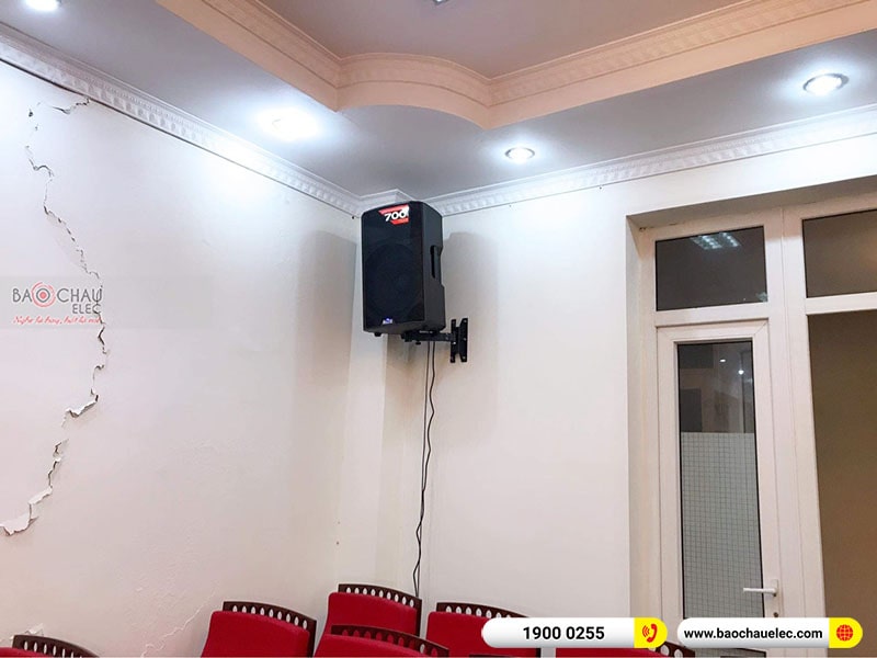 Lắp đặt hệ thống âm thanh hội trường công ty xổ số tại Nam Định 