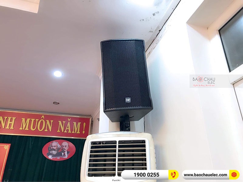 Lắp đặt hệ thống âm thanh hội trường công ty xổ số tại Nam Định 