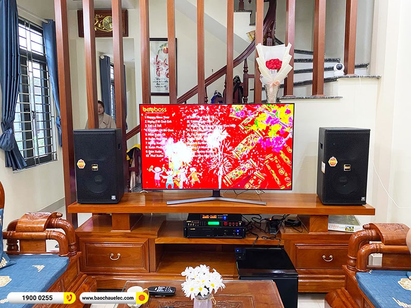 Lắp đặt dàn karaoke trị giá gần 50 triệu cho anh Cần tại Nam Định (BMB CSS 1210SE, VM620A, BPR-5600, BJ-W25A, BJ-U100) 