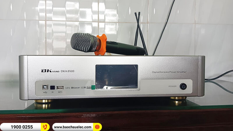 Lắp đặt dàn karaoke trị giá gần 25 triệu đồng cho anh Cường ở Đồng Nai (BIK BSP 410II, BKSound DKA 8500)