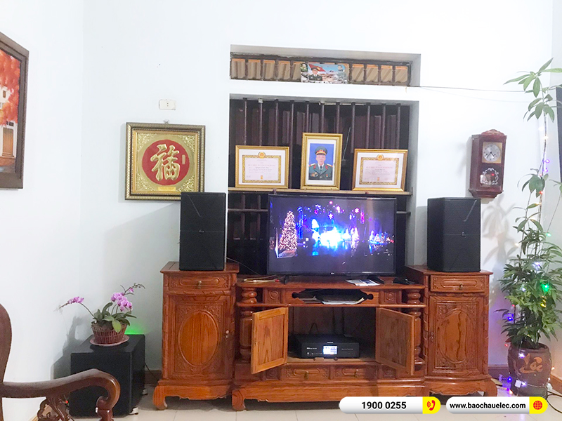 Lắp đặt dàn karaoke trị giá hơn 20 triệu cho anh Đạt tại Ninh Bình (Alto AT1000II, BKSound DKA 6500, BKSound SW512B) 