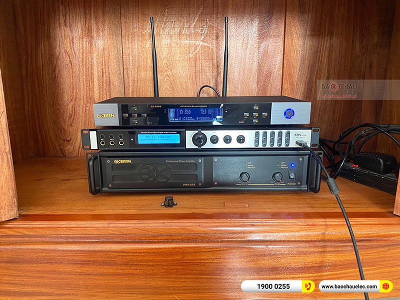 Lắp đặt d&agrave;n karaoke trị gi&aacute; hơn 30 triệu cho anh Đ&ocirc;ng tại Nam Định (Domus DP6120, VM620A, X6 Luxury, SW612-C, BIK BJ-U500)  