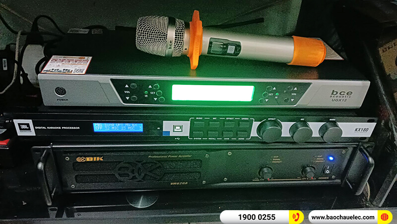 Lắp đặt dàn karaoke trị giá gần 55 triệu cho anh Hải ở Đồng Nai (BMB CSS 1210SE, BIK VM 620A, JBL KX180A, BKSound SW612-B,...)